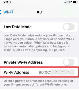 错那苹果错那mac维修如何在iPhone查找MAC地址