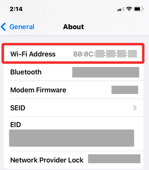 错那苹果错那mac维修如何在iPhone查找MAC地址